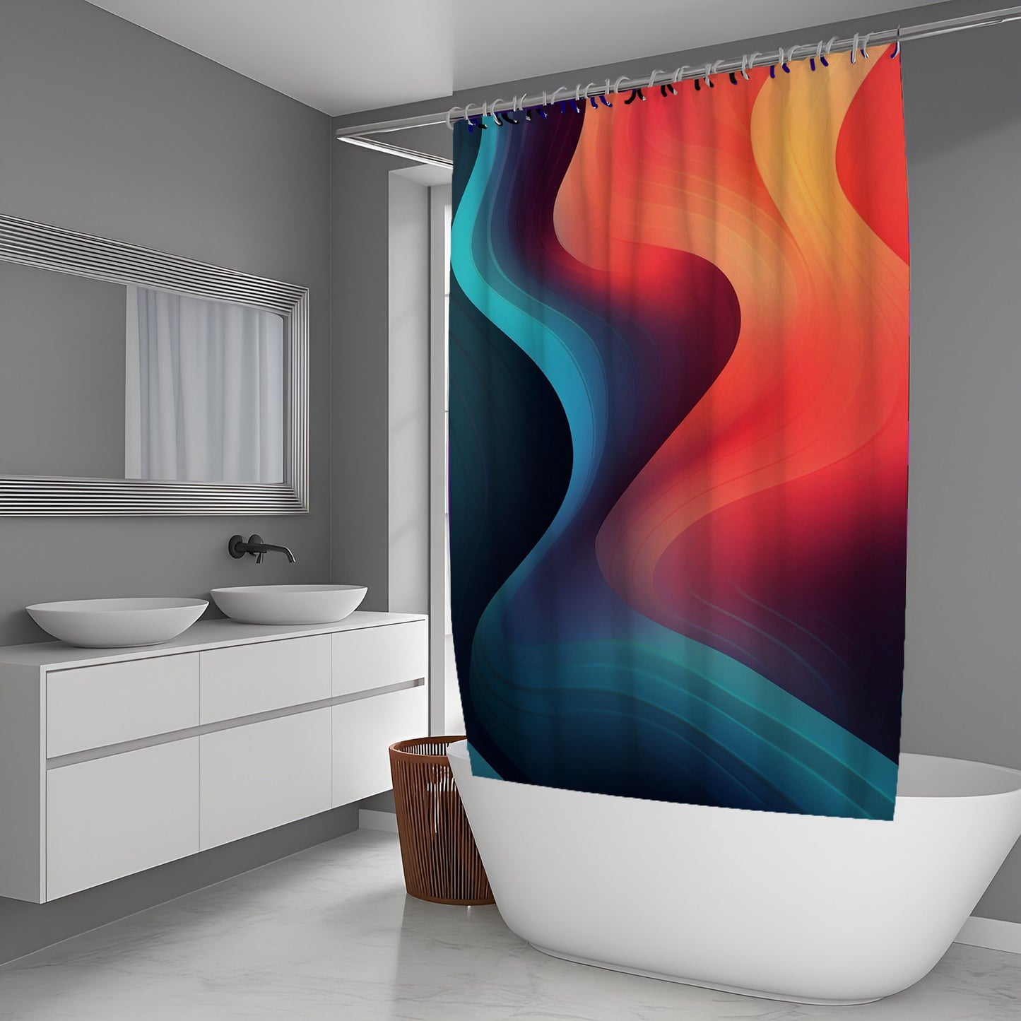 Dream Fracture Abstract And Pattern Shower Curtains