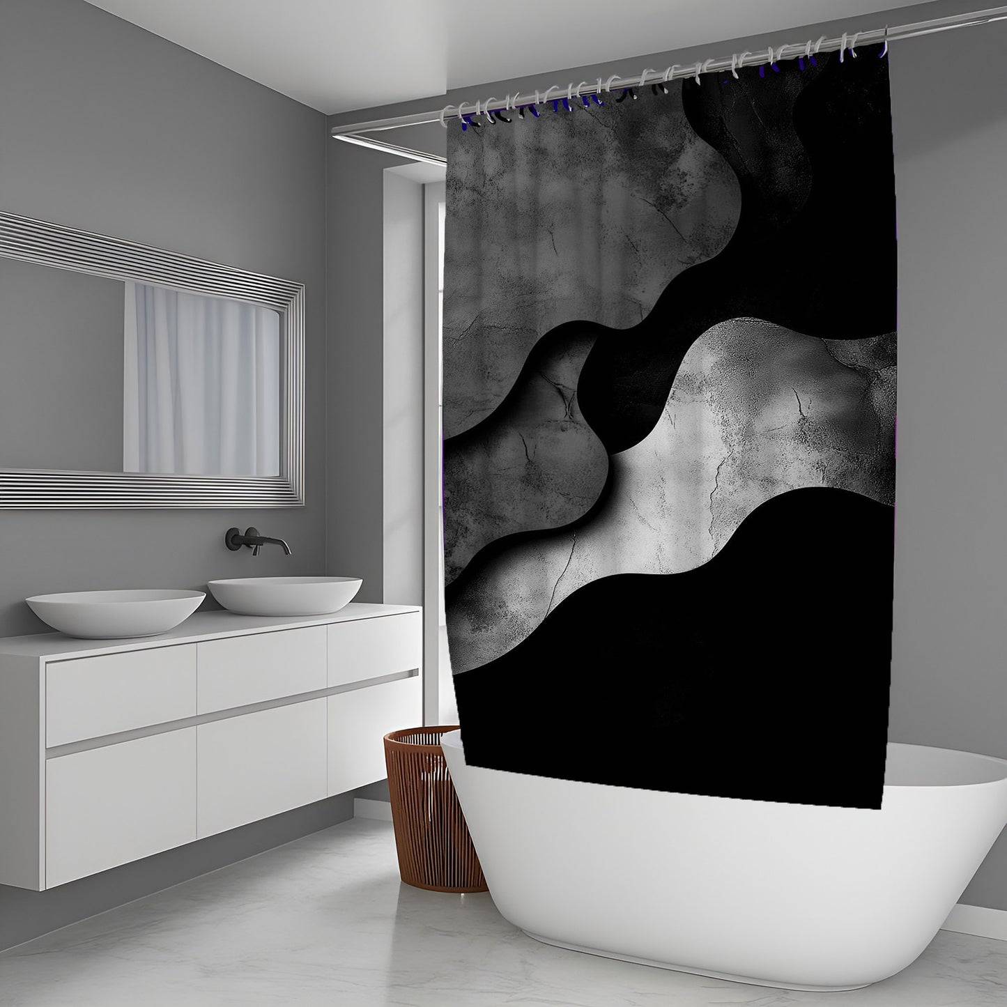 Forest Bloom Abstract And Pattern Shower Curtains