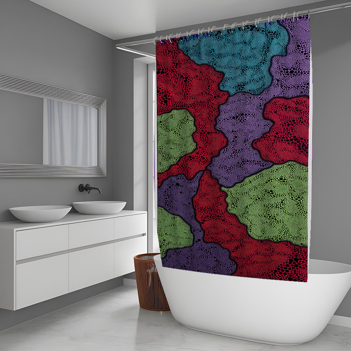 Frozen Breath Abstract And Pattern Shower Curtains