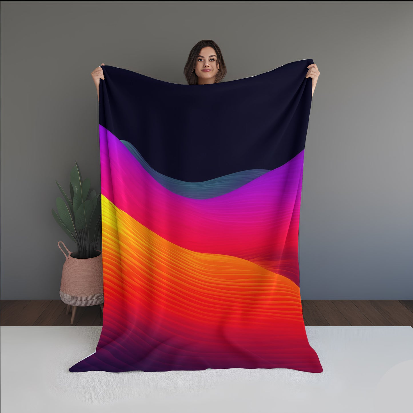 Glass Dust Abstract And Pattern Doormats dual-sided blanket, featuring modern stitched patterns and soft, reversible micro-fiber fabric.