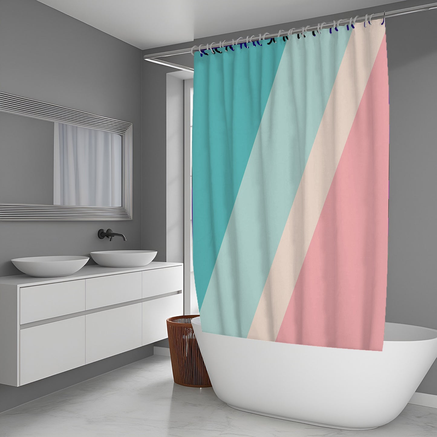 Hologram Pollen Abstract And Pattern Shower Curtains