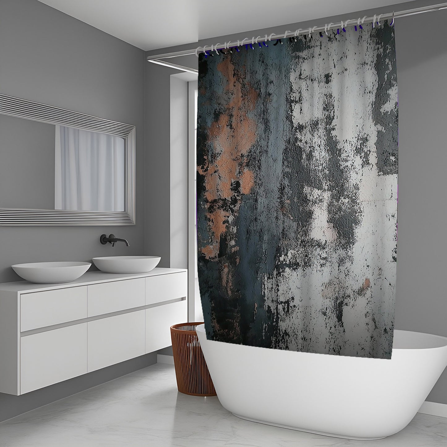 Leaf Glow Abstract And Pattern Shower Curtains