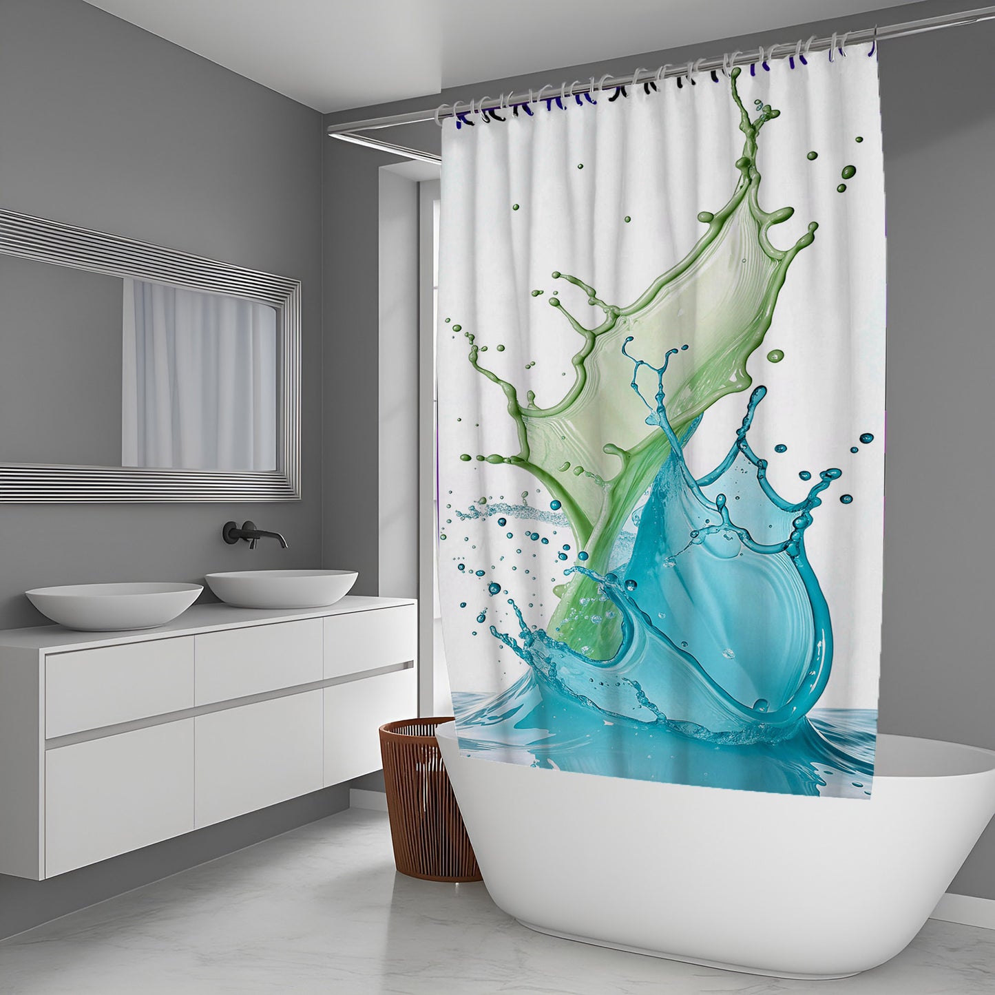 Nature Circuit Abstract And Pattern Shower Curtains