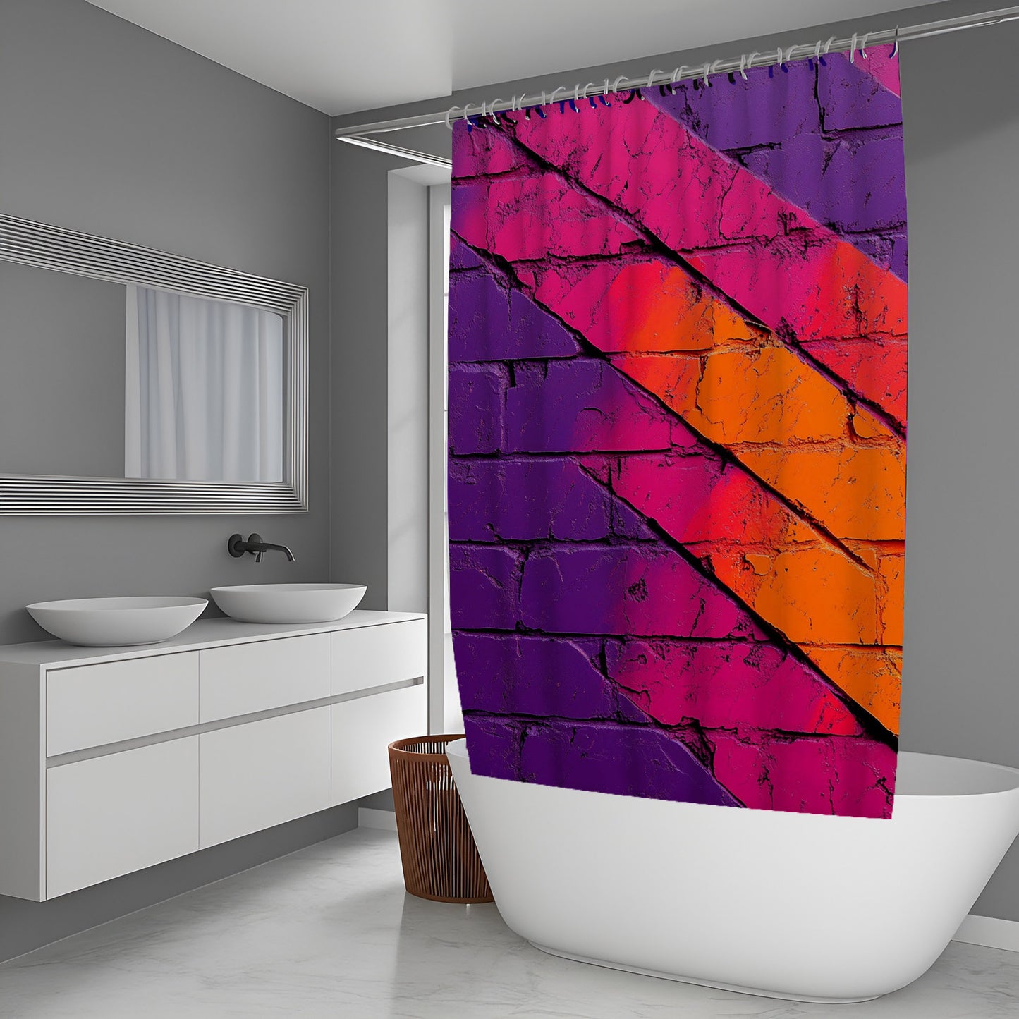 Noise Meadow Abstract And Pattern Shower Curtains