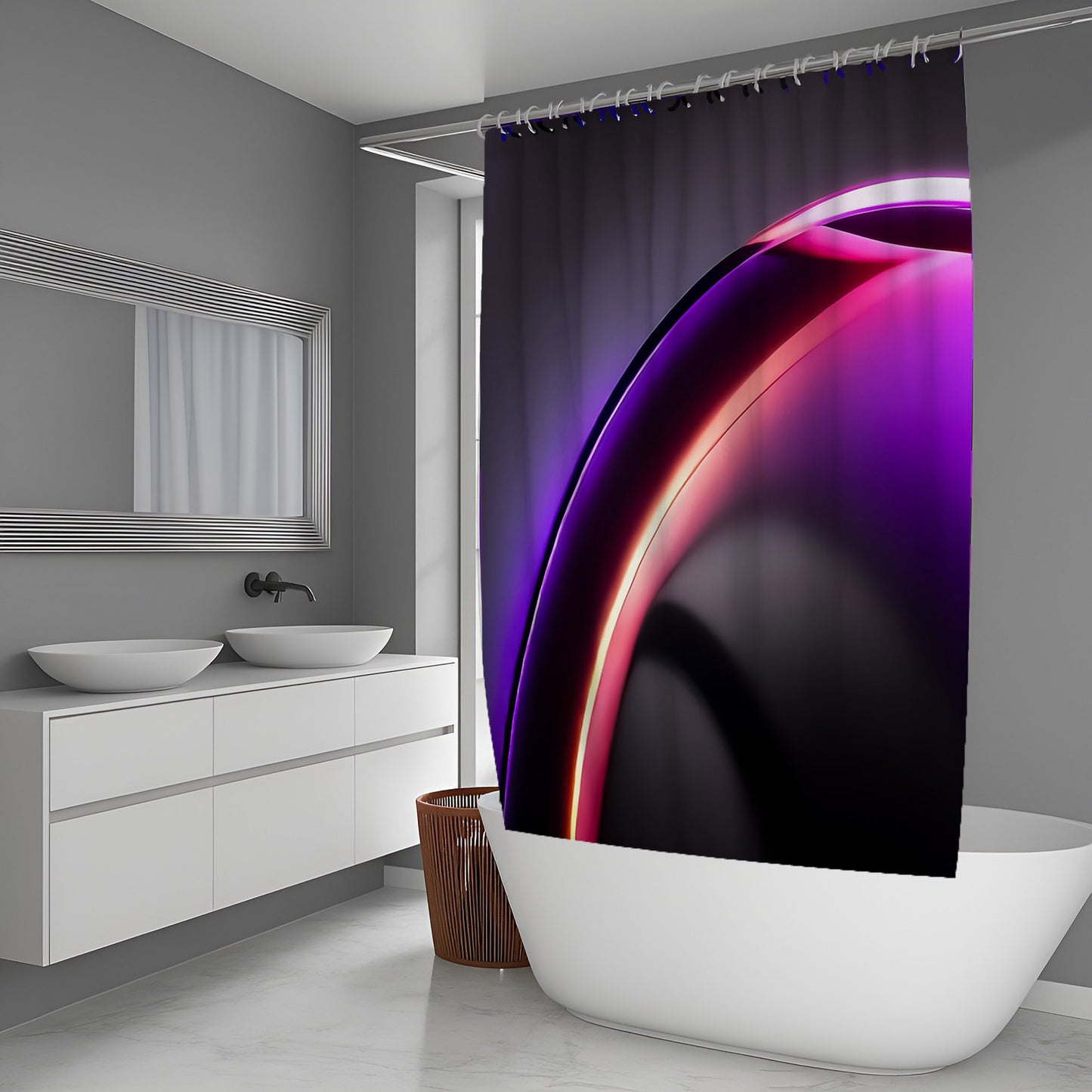 Ocean Blur Abstract And Pattern Shower Curtains