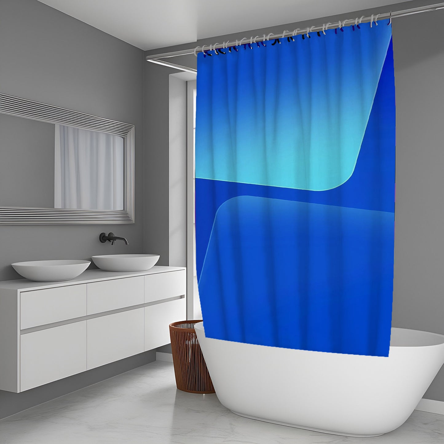 Rain Melt Abstract And Pattern Shower Curtains