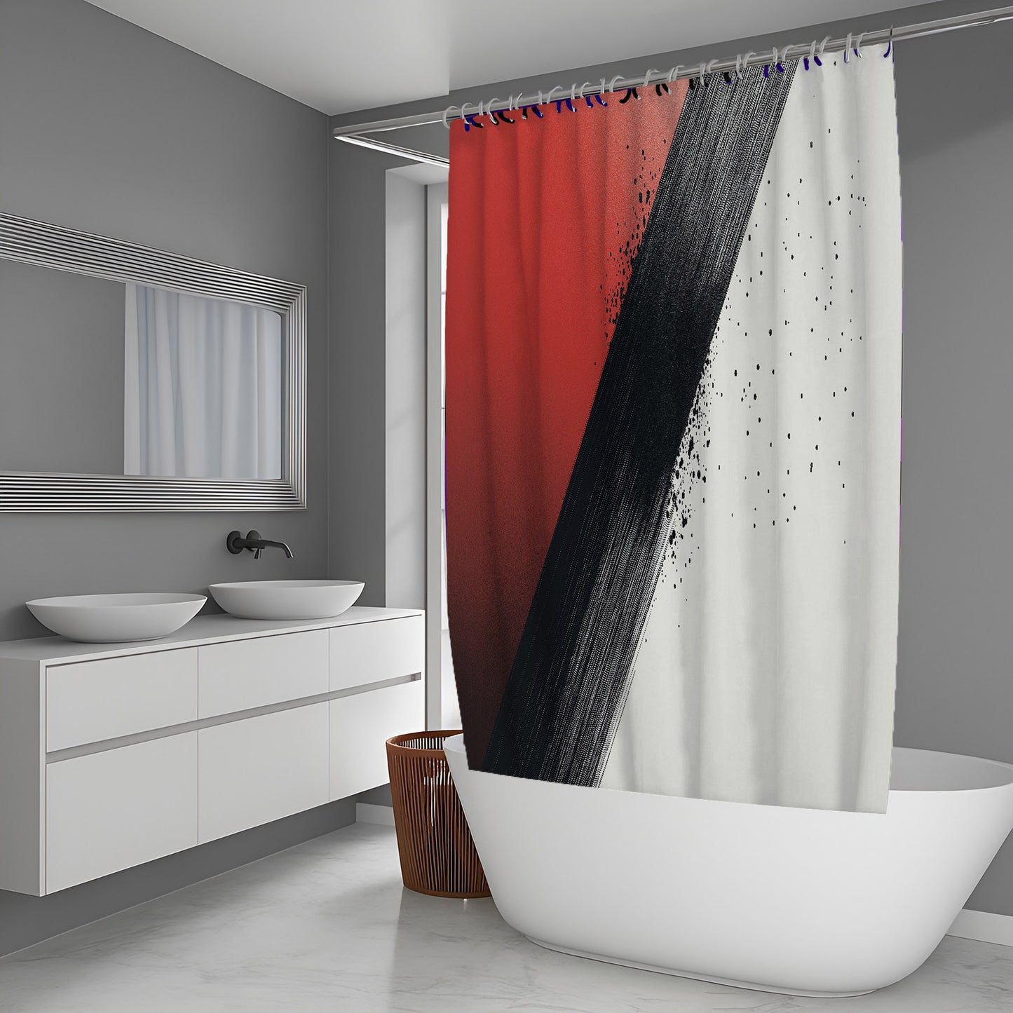 Sky Drift Abstract And Pattern Shower Curtains