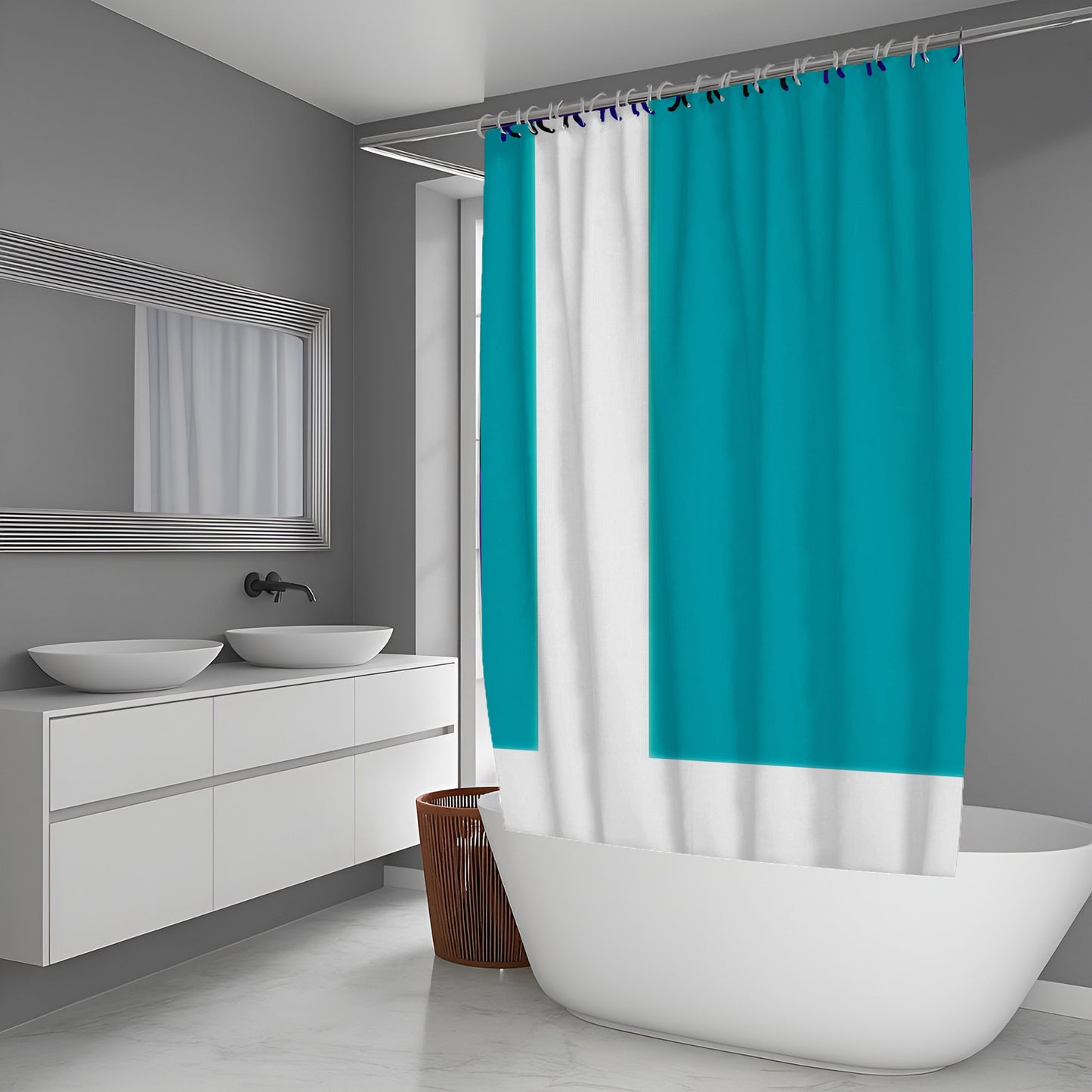 Static Coral Abstract And Pattern Shower Curtains