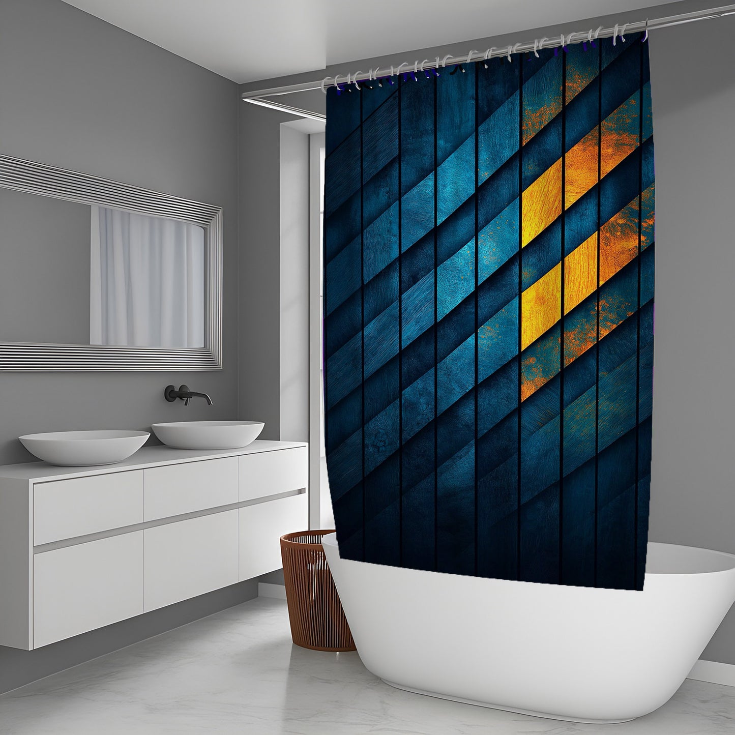Vapor Bloom Abstract And Pattern Shower Curtains