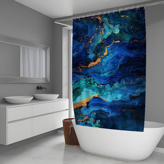 Bio Pattern Abstract And Pattern Shower Curtains