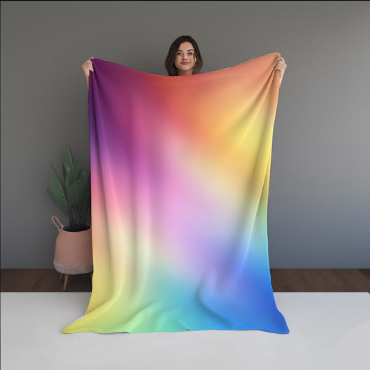 Bloom Static Abstract And Pattern dual-sided blanket, featuring modern stitched patterns and soft, reversible micro-fiber fabric.