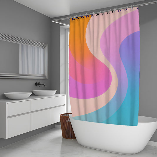 Botanical Blur Abstract And Pattern Shower Curtains