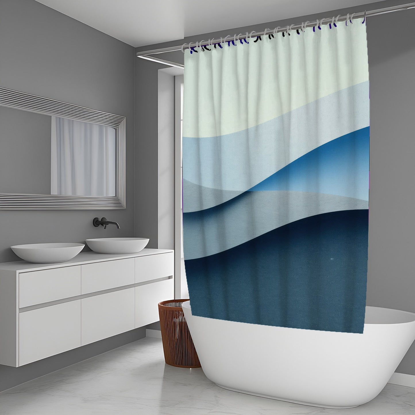 Cosmic Leaf Abstract And Pattern Shower Curtains