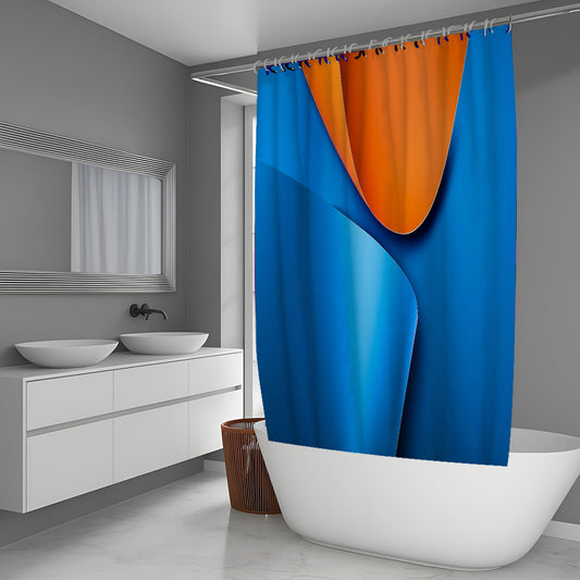 Digital Soil Abstract And Pattern Shower Curtains