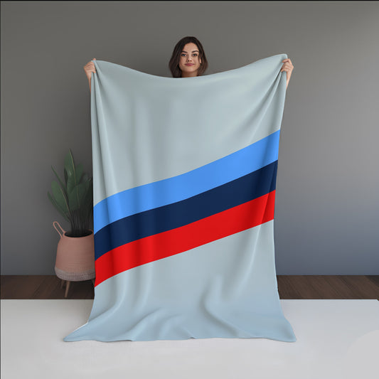 Dream Tissue Abstract And Pattern dual-sided blanket, featuring modern stitched patterns and soft, reversible micro-fiber fabric.