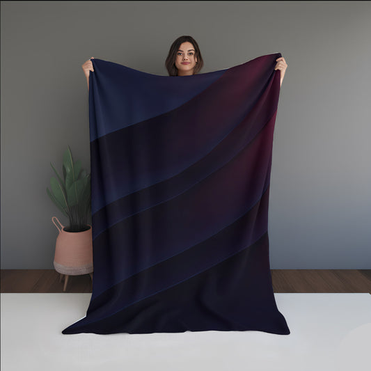 Echo Ice Abstract And Pattern Doormats dual-sided blanket, featuring modern stitched patterns and soft, reversible micro-fiber fabric.