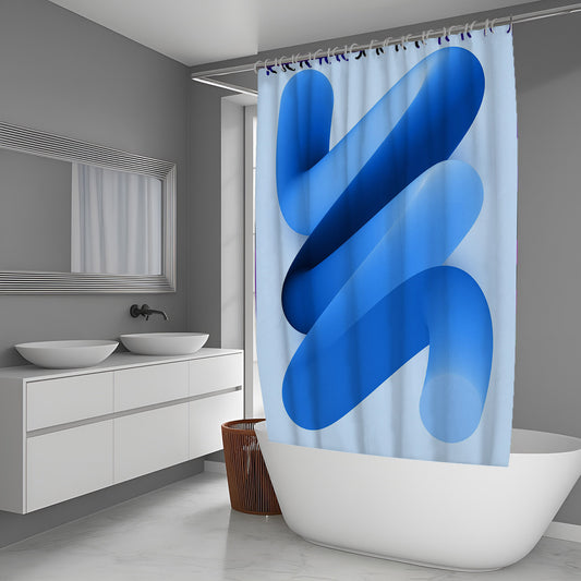 Ember Thread Abstract And Pattern Shower Curtains