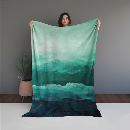 Flower Noise Abstract And Pattern Doormats dual-sided blanket, featuring modern stitched patterns and soft, reversible micro-fiber fabric.