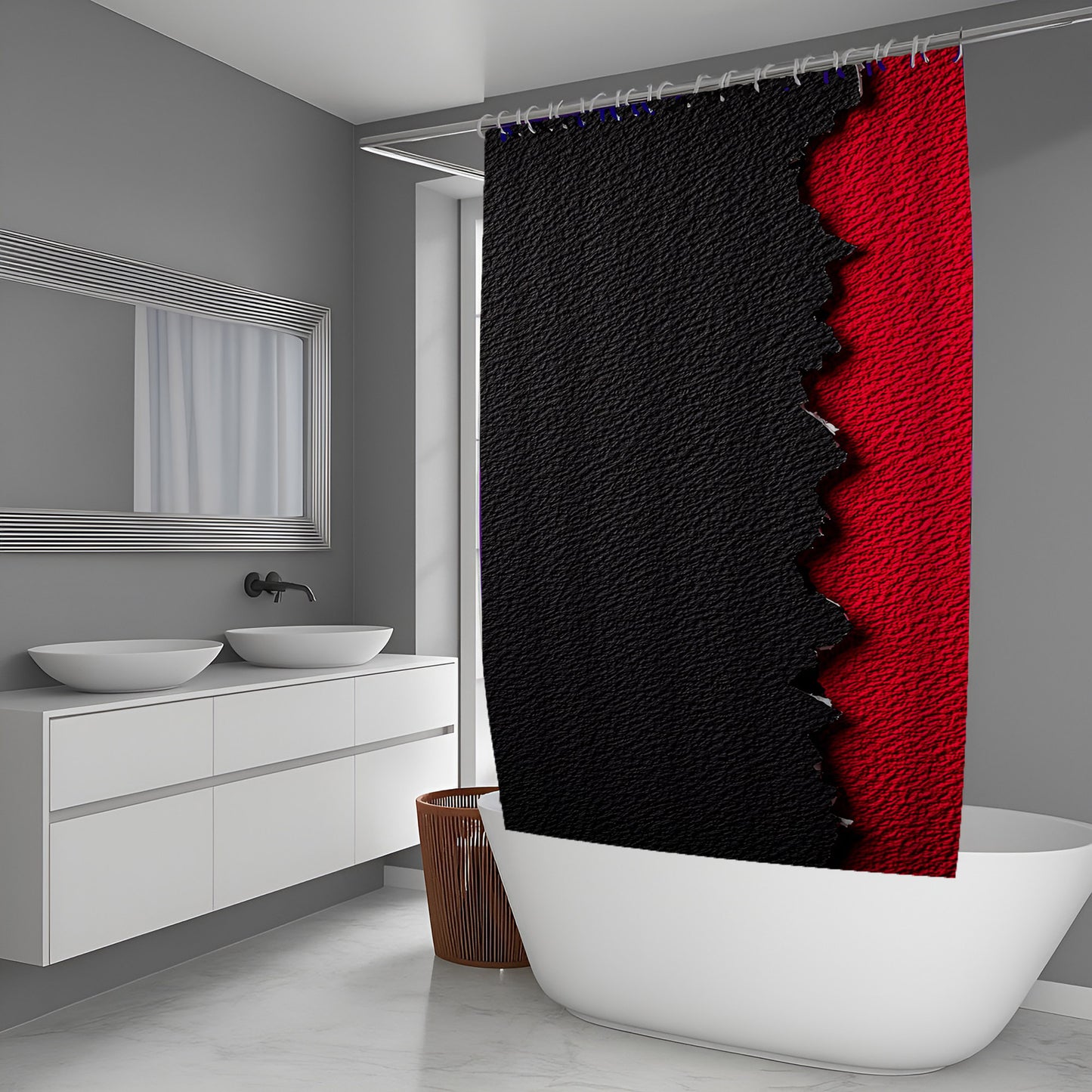 Frost Bloom Abstract And Pattern Shower Curtains