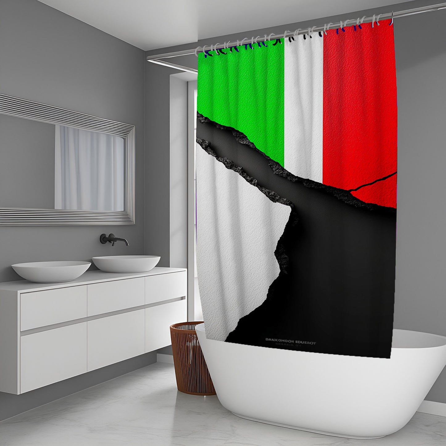 Frozen Sand Abstract And Pattern Shower Curtains