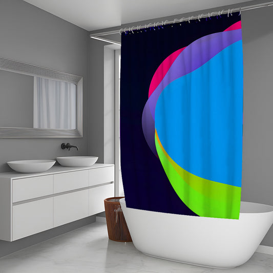 Galaxy Root Abstract And Pattern Shower Curtains