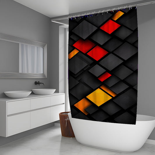 Ice Dream Abstract And Pattern Shower Curtains