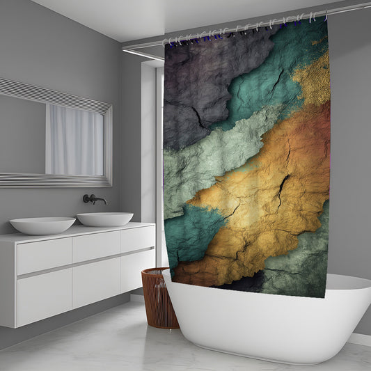 Liquid Haze Abstract And Pattern Shower Curtains