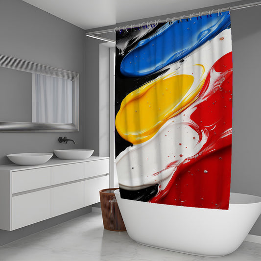 Luminous Mist Abstract And Pattern Shower Curtains