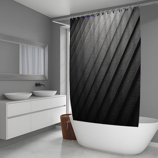 Night Petal Abstract And Pattern Shower Curtains