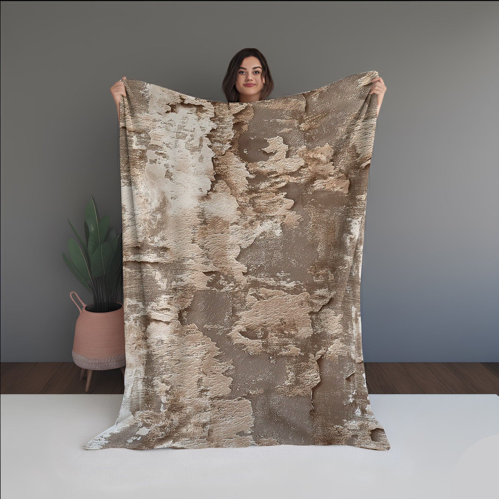 Night Thread Abstract And Pattern Doormats dual-sided blanket, featuring modern stitched patterns and soft, reversible micro-fiber fabric.