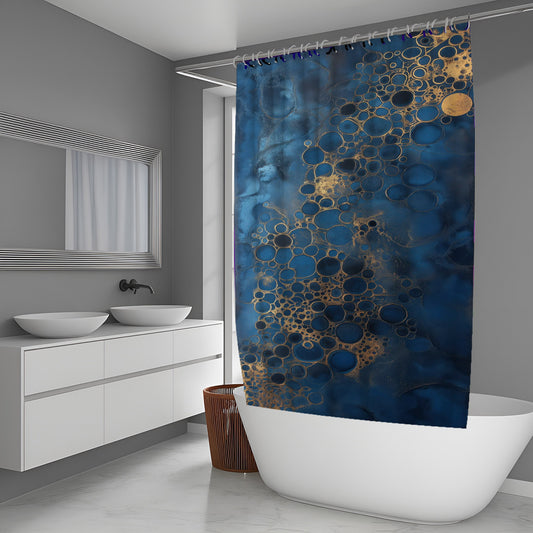 Ocean Static Abstract And Pattern Shower Curtains