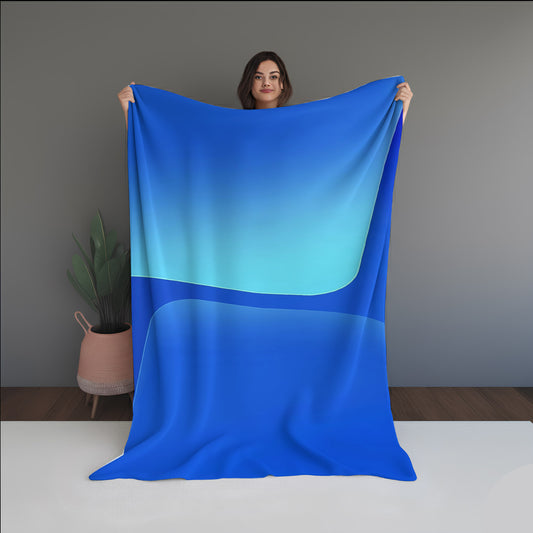 Rain Melt Abstract And Pattern Doormats dual-sided blanket, featuring modern stitched patterns and soft, reversible micro-fiber fabric.