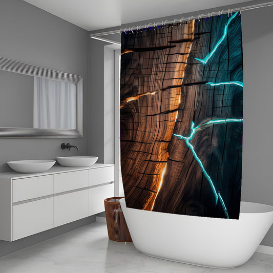 Root Memory Abstract And Pattern Shower Curtains