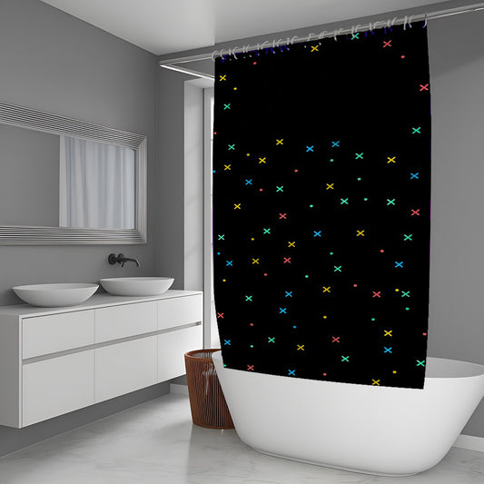 Shadow Field Abstract And Pattern Shower Curtains