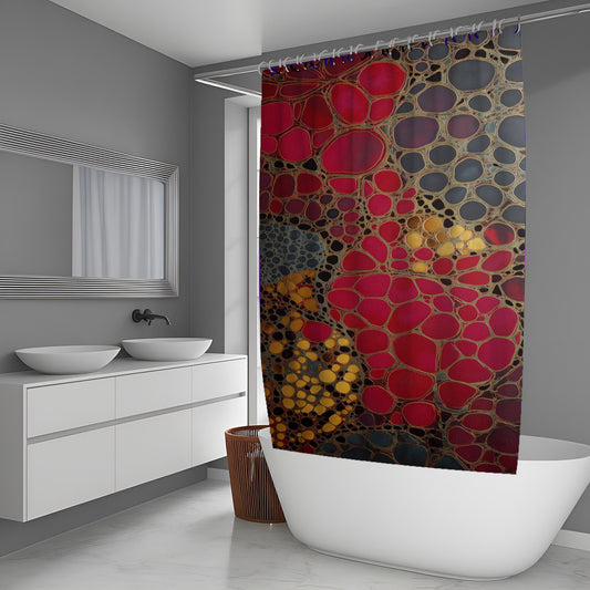 Shadow Petal Abstract And Pattern Shower Curtains