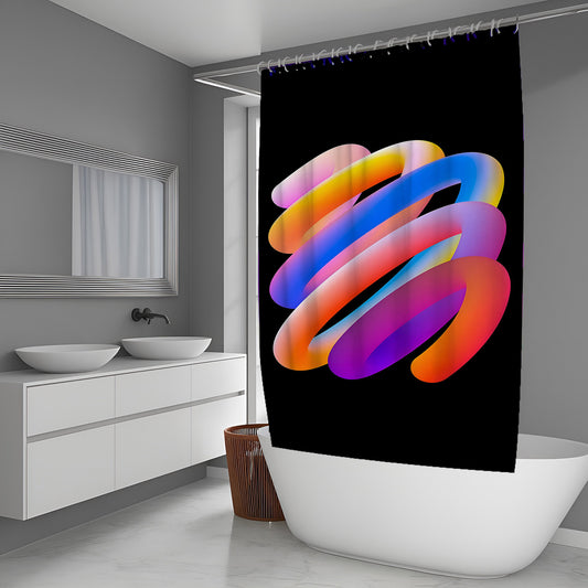 Silent Bloom Abstract And Pattern Shower Curtains