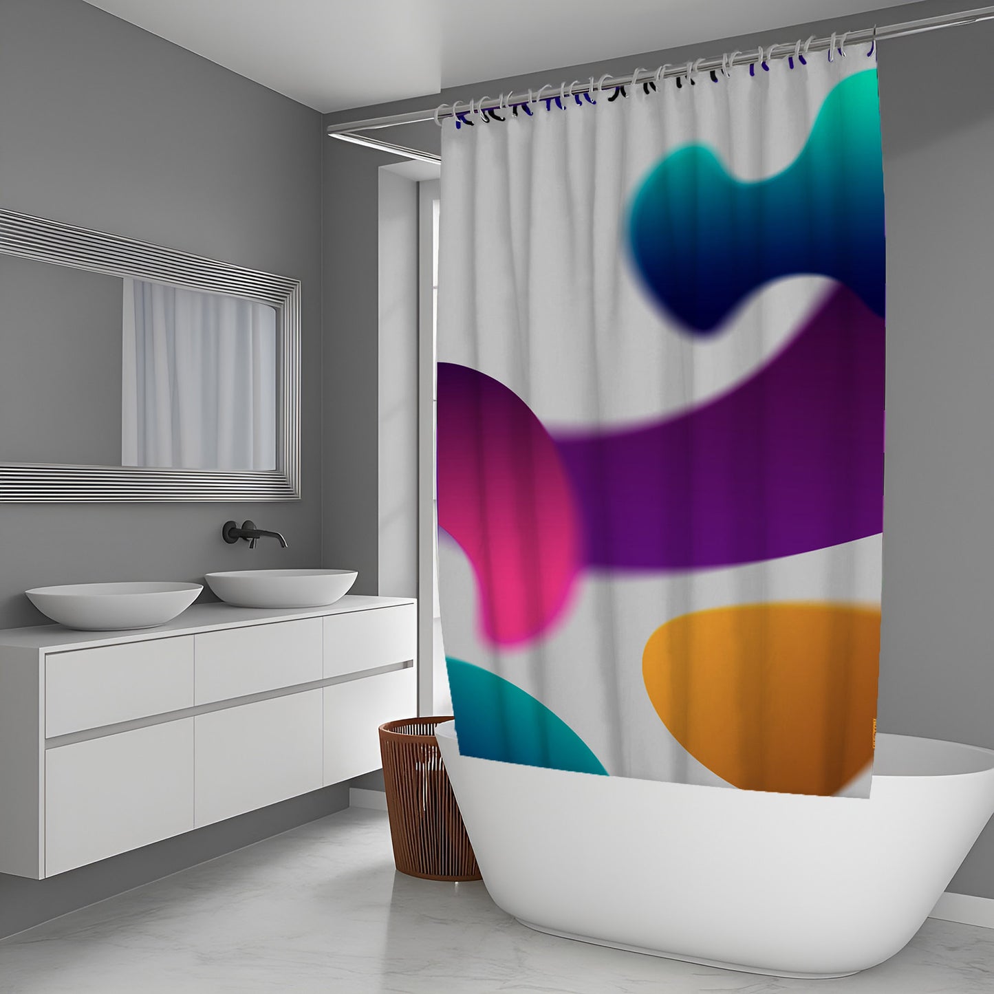 Sky Veins Abstract And Pattern Shower Curtains