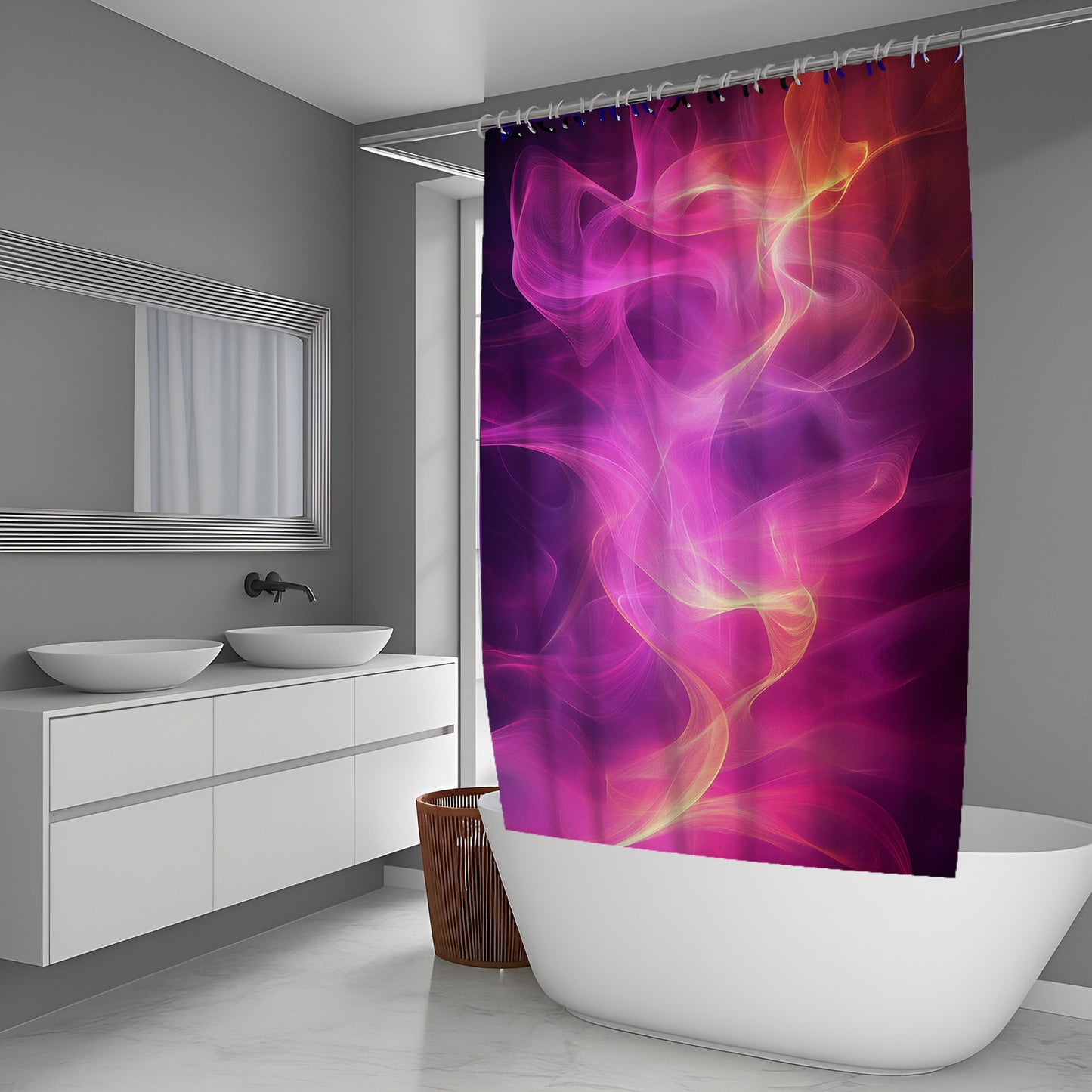 Star Melt Abstract And Pattern Shower Curtains