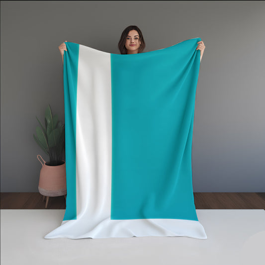 Static Coral Abstract And Pattern Doormats dual-sided blanket, featuring modern stitched patterns and soft, reversible micro-fiber fabric.