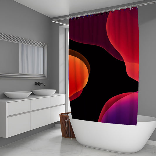 Vapor Static Abstract And Pattern Shower Curtains