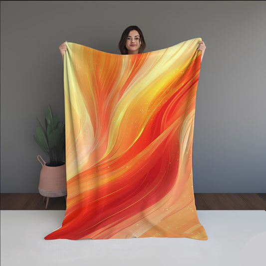 Velvet Noise Abstract And Pattern Doormats dual-sided blanket, featuring modern stitched patterns and soft, reversible micro-fiber fabric.