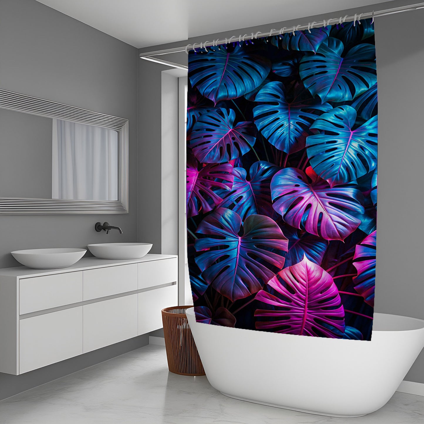 Wave Silk Abstract And Pattern Shower Curtains