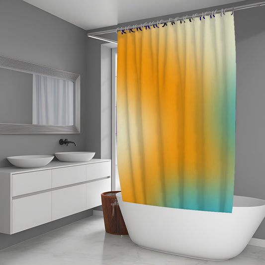 Wind Pixel Abstract And Pattern Shower Curtains